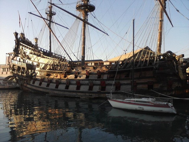Statek z filmu< Piraci>
